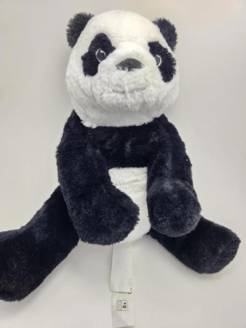 Ikea Kramig Panda Floppy Sewn Eyes (15 inch)
